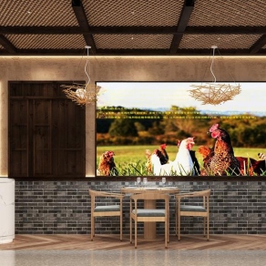 现代炒鸡店3D模型下载